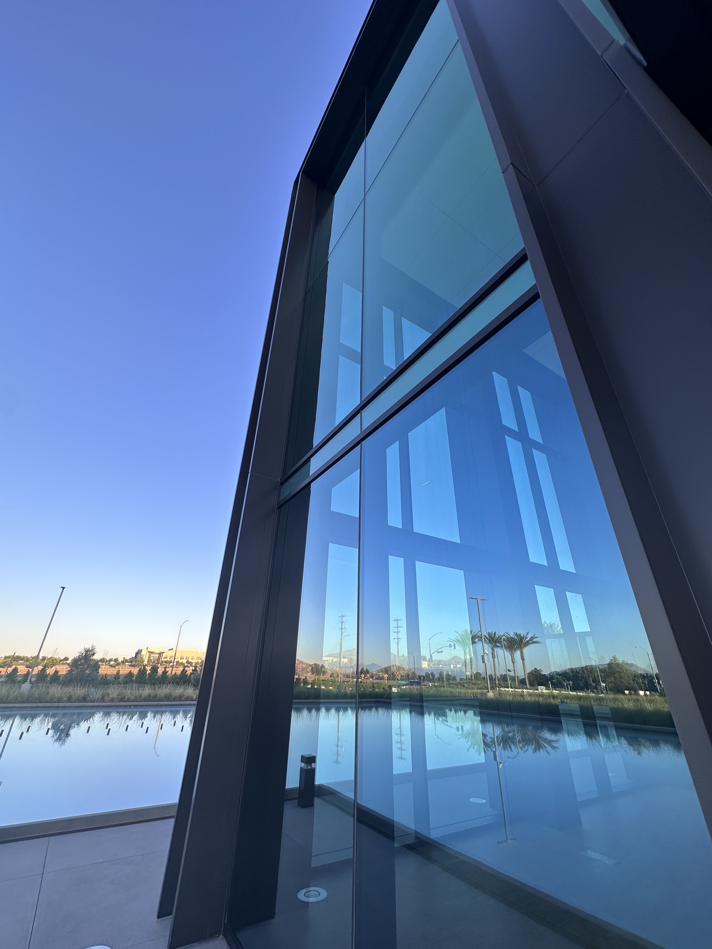 Hale Glass Skechers West Pavillion project