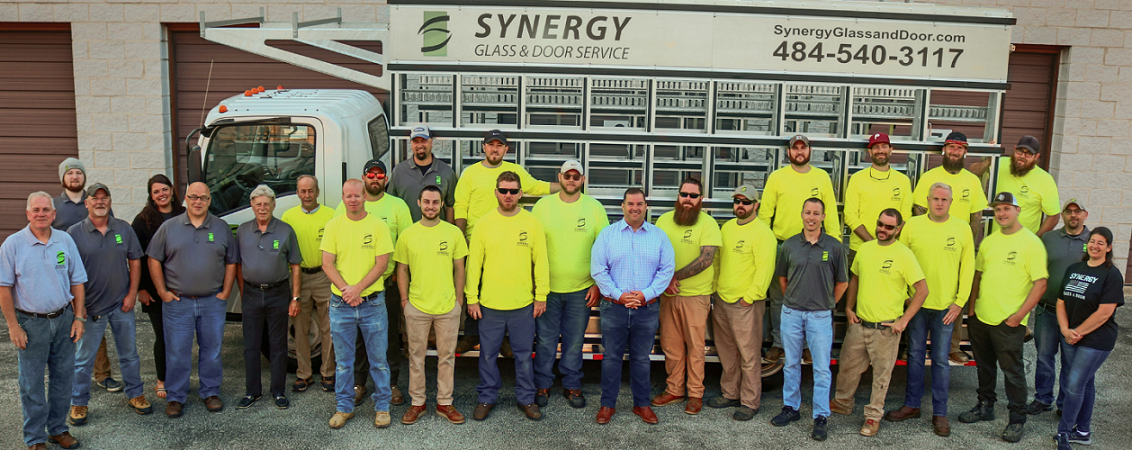 Synergy Glass & Door Service team