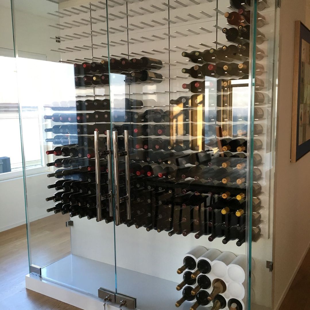 All-Brite Glass & Tint residential project -  wine room