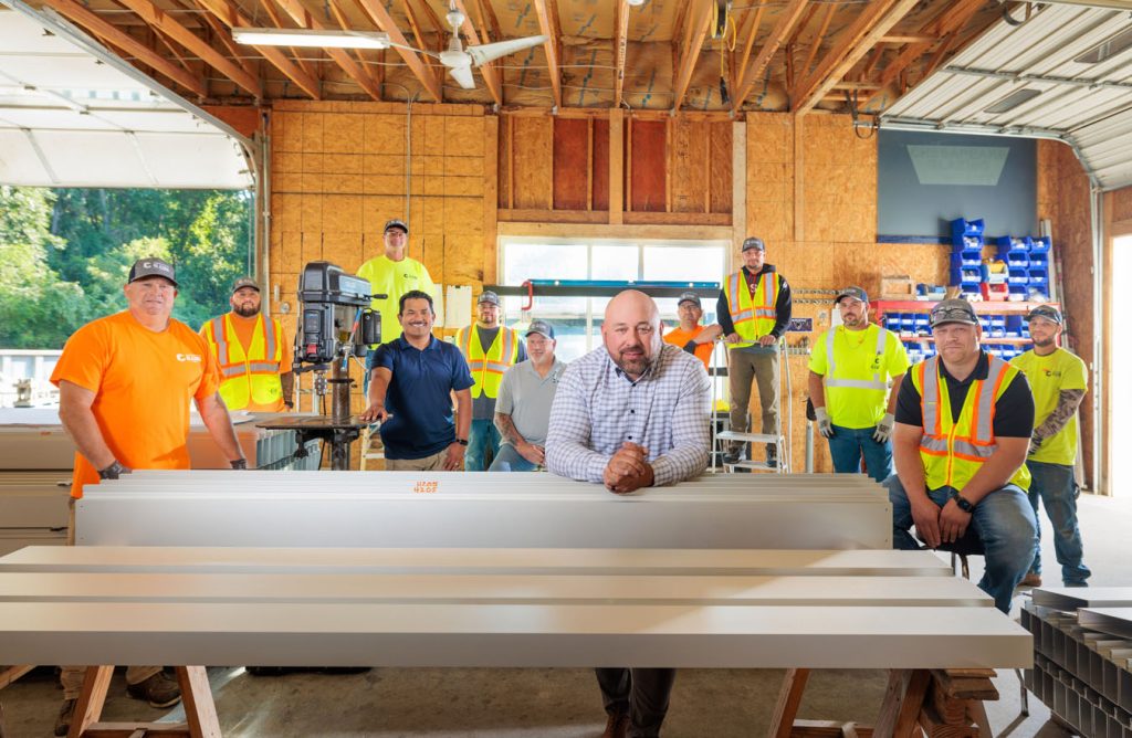 Cheasapeake glazing team