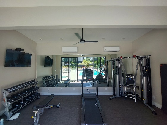 A-1 Glass & Shower Door gym project