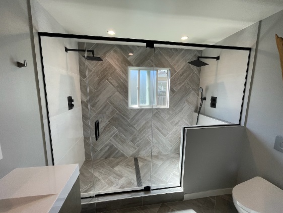 A-1 Glass & Shower Door shower project