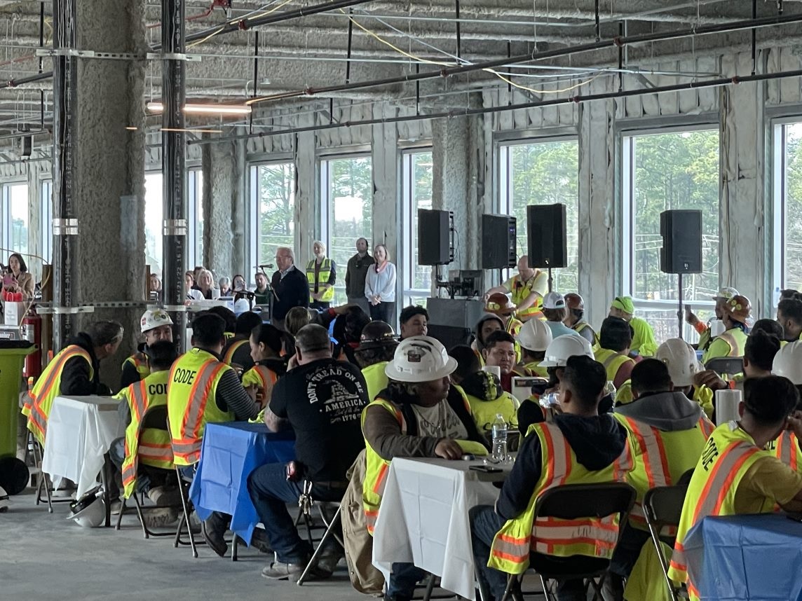 BEES team at jobsite