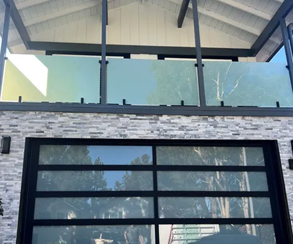 glass garage door 