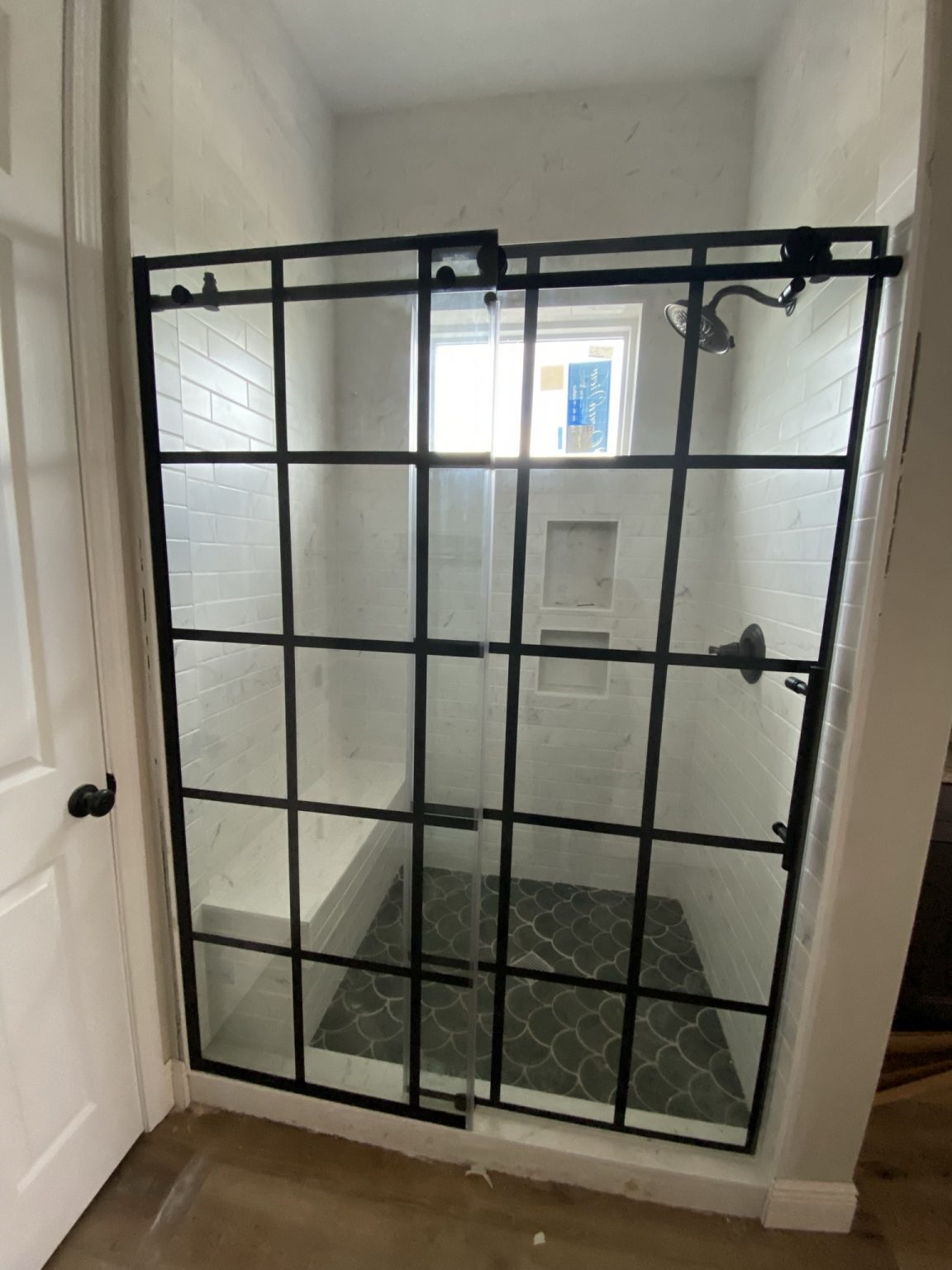 Gulf Beach Shower Doors and Glass project