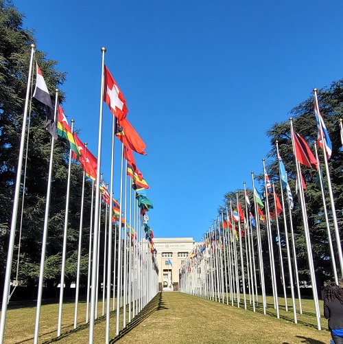 United Nations entrance