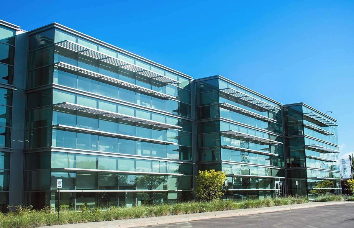 Whirlpool Riverview curtain wall