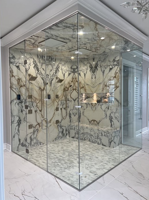 Wingspan Shower Door & Glass project