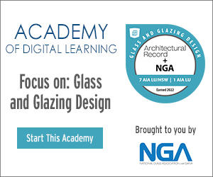 AIA Continuing Education Academy with focus in Glass and Glazing Design. Start the Academy.