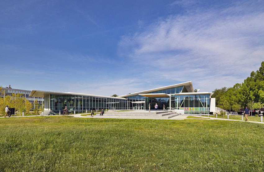 glass building exterior