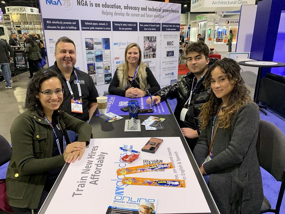 Atlanta Glass Team at GlassBuild America 2023