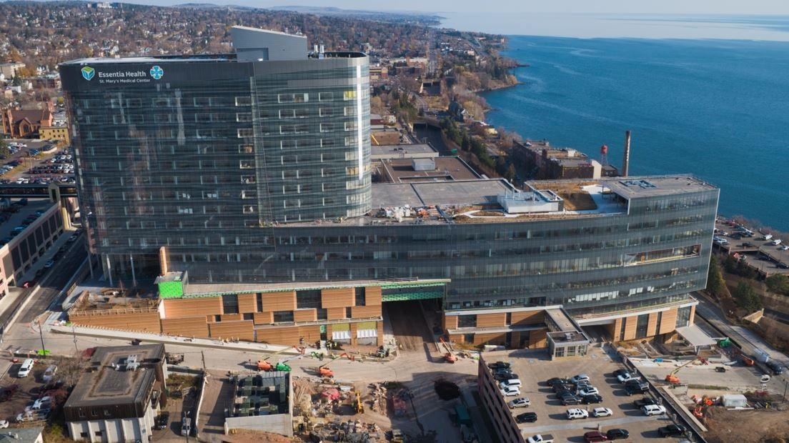 Egan Company Essentia Health curtainwall